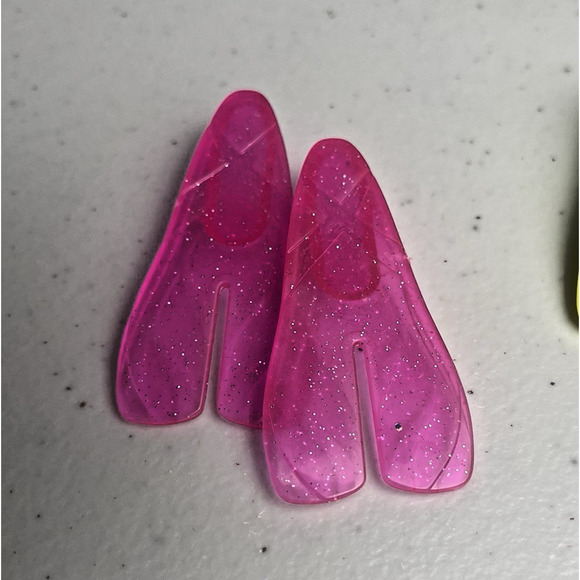 Barbie Doll Swim Flippers Scuba Diving Snorkel Accessories Beach Shoes Lot of 3 - Picture 7 of 9